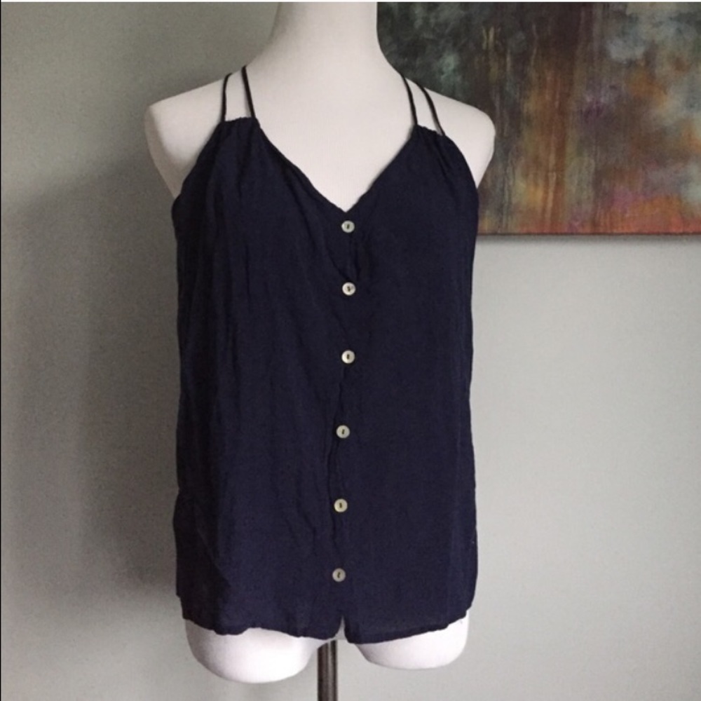 Adorable navy top